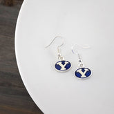 Fan Frenzy Gifts BYU Cougars Officially Licensed Fan Dangle Earrings